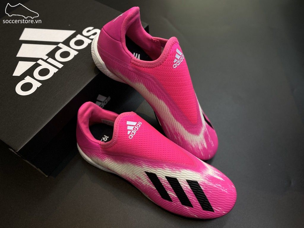 Adidas X 19.3 Laceless TF Uniforia Pack 2020- Shock Pink/ White/ Black EG7175