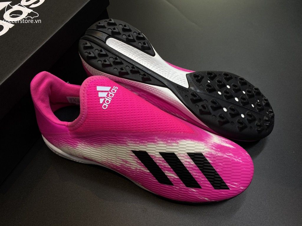 Adidas X 19.3 Laceless TF Uniforia Pack 2020- Shock Pink/ White/ Black EG7175