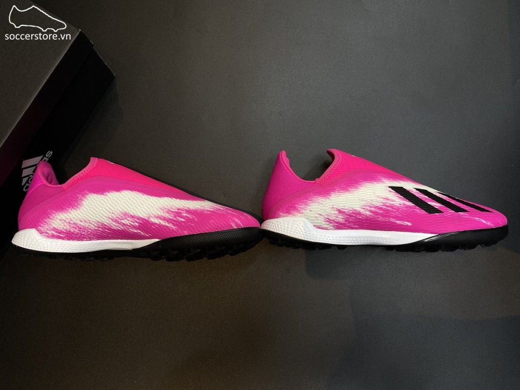 Adidas X 19.3 Laceless TF Uniforia Pack 2020- Shock Pink/ White/ Black EG7175