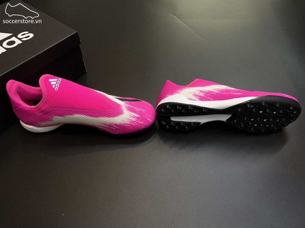 Adidas X 19.3 Laceless TF Uniforia Pack 2020- Shock Pink/ White/ Black EG7175