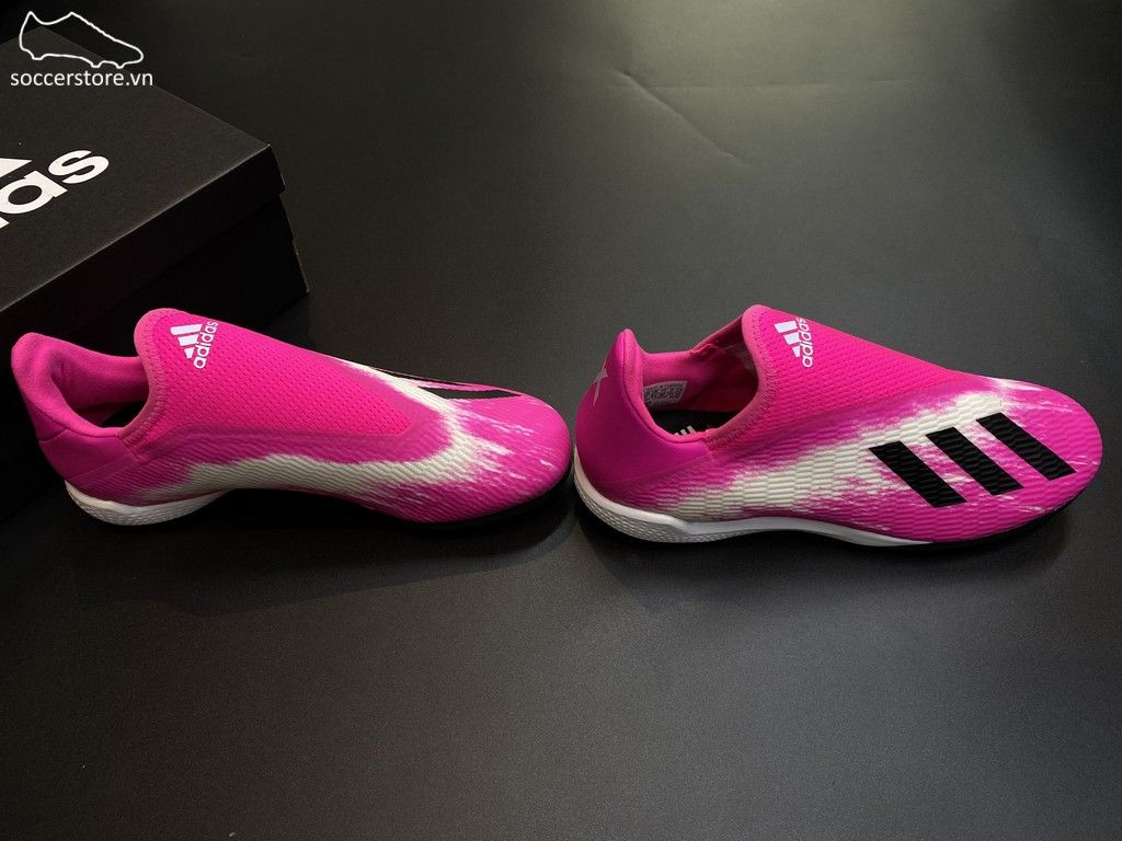 Adidas X 19.3 Laceless TF Uniforia Pack 2020- Shock Pink/ White/ Black EG7175