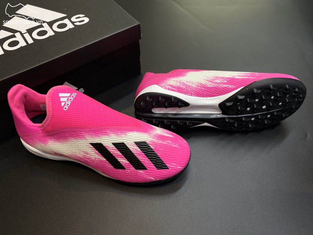 Adidas X 19.3 Laceless TF Uniforia Pack 2020- Shock Pink/ White/ Black EG7175