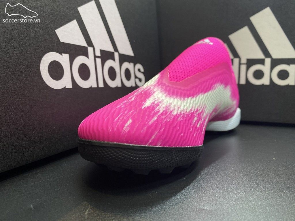 Adidas X 19.3 Laceless TF Uniforia Pack 2020- Shock Pink/ White/ Black EG7175