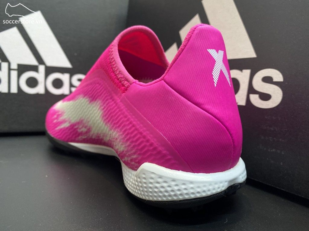 Adidas X 19.3 Laceless TF Uniforia Pack 2020- Shock Pink/ White/ Black EG7175