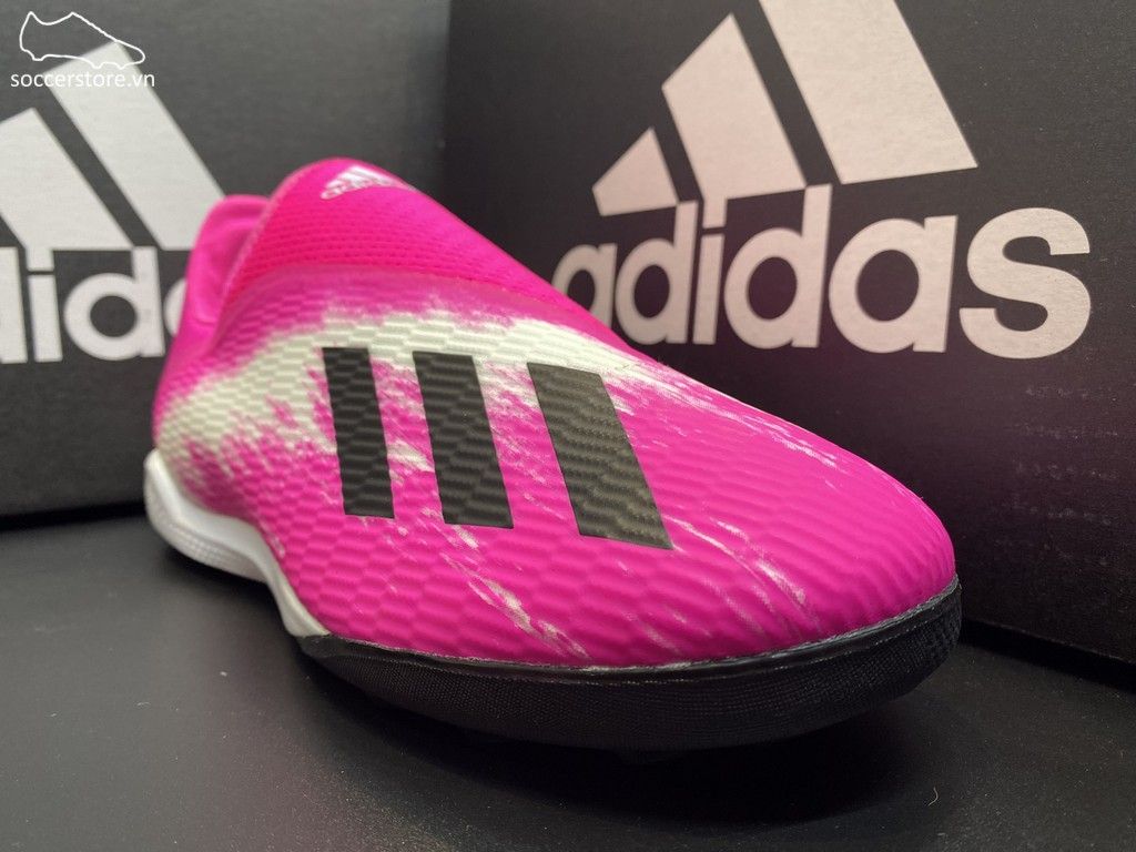 Adidas X 19.3 Laceless TF Uniforia Pack 2020- Shock Pink/ White/ Black EG7175