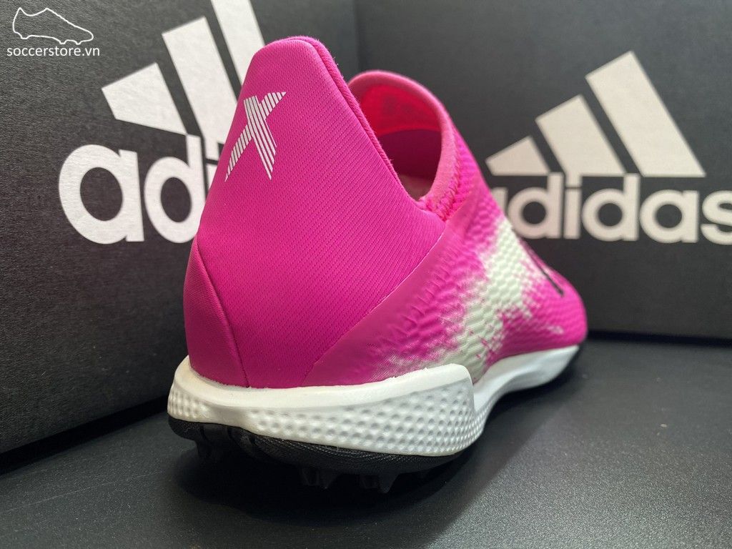 Adidas X 19.3 Laceless TF Uniforia Pack 2020- Shock Pink/ White/ Black EG7175