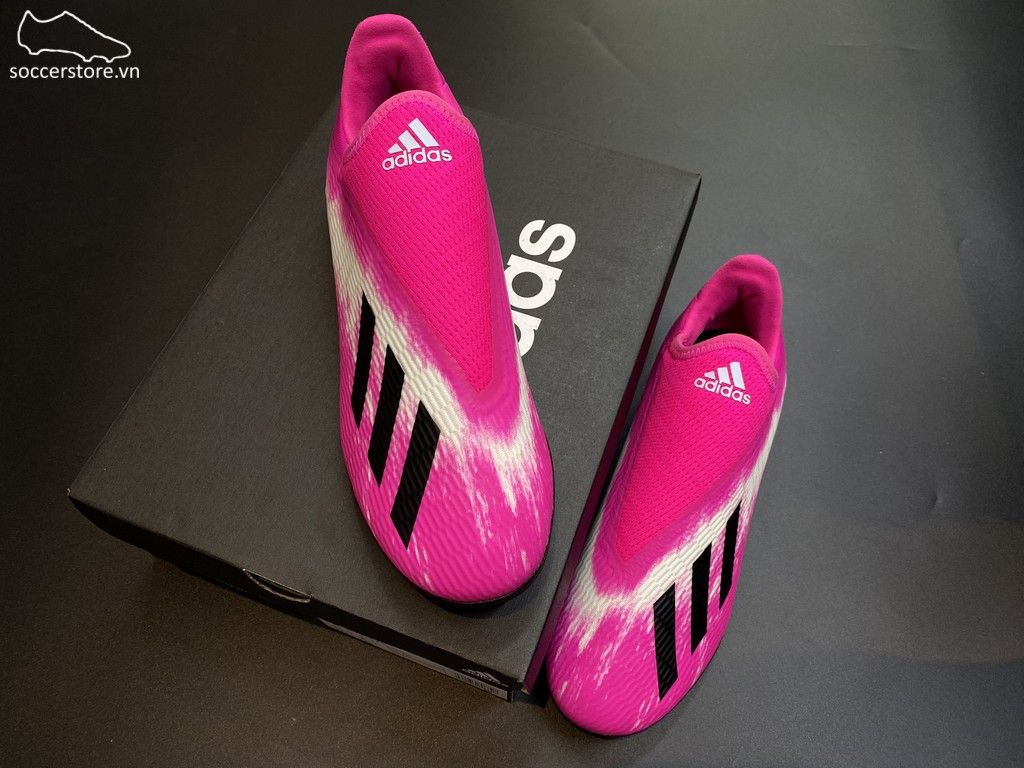 Adidas X 19.3 Laceless TF Uniforia Pack 2020- Shock Pink/ White/ Black EG7175