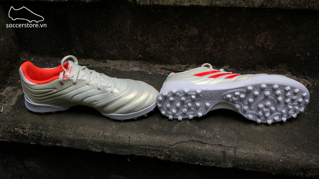 Adidas Copa Tango 19.3 TF BC0558 Off White/ Solar Red/ White