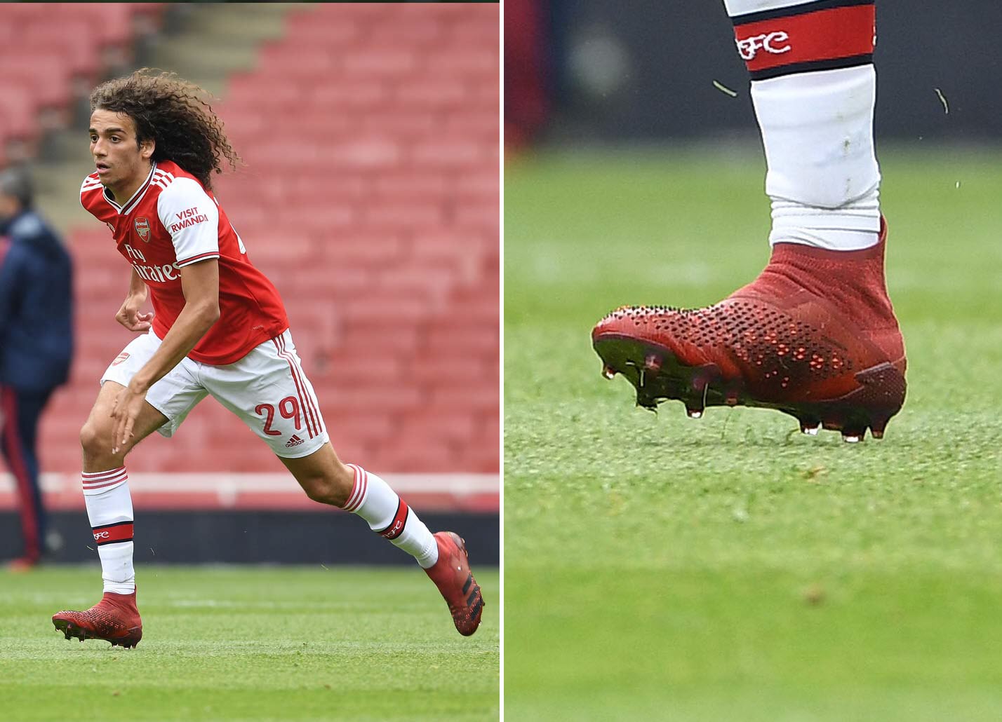 Mateo Guendouzi (Arsenal) đeo Adidas Dragon Predator 20+