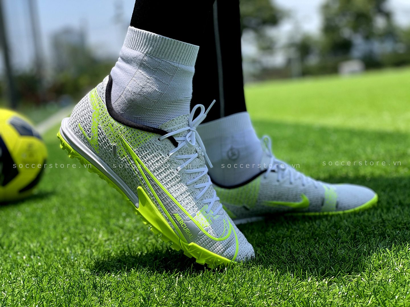 Nike Mercurial Vapor 14 Academy TF Silver Safari CV0978-107