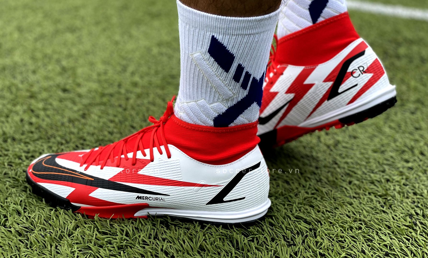 Giày Nike Mercurial Superfly 8 Academy TF CR7 Euro 2020 Spark Positivity DJ4683-600