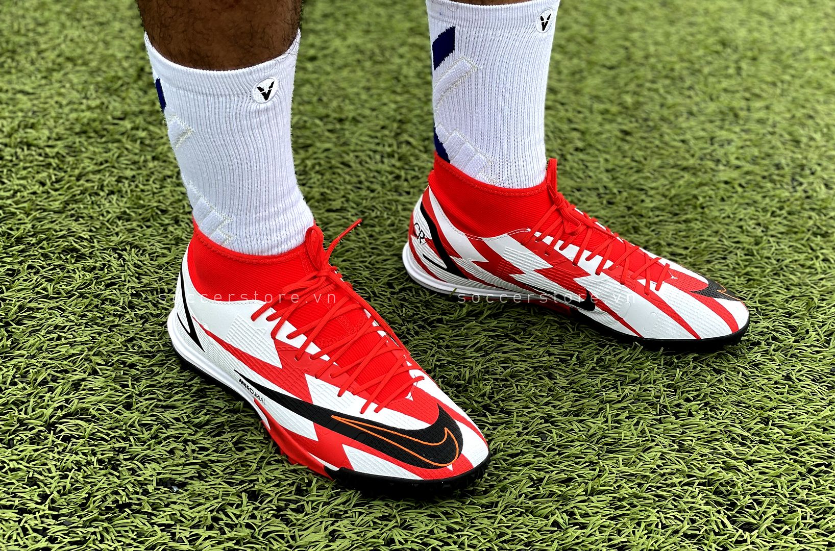 Giày Nike Mercurial Superfly 8 Academy TF CR7 Euro 2020 Spark Positivity DJ4683-600