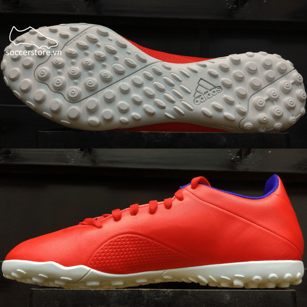 Adidas X Tango 18.4 TF- Active Red/ Silver Metallic/ Bold Blue BB9413
