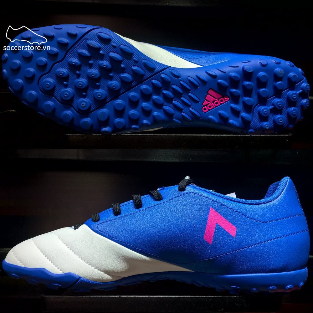 Adidas Ace 17.4 TF- White/ Blue BB1772