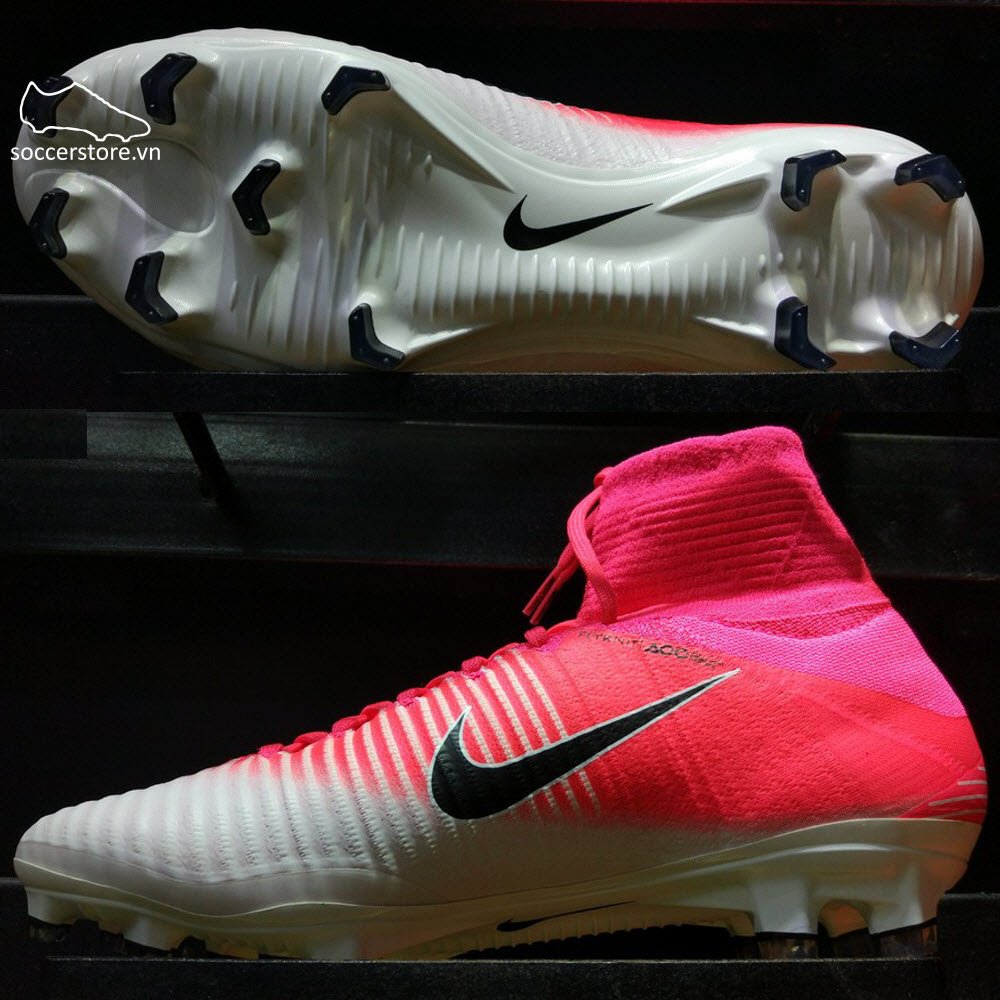 Nike Mercurial Superfly V FG- Race Pink/ Black/ White 831940-601