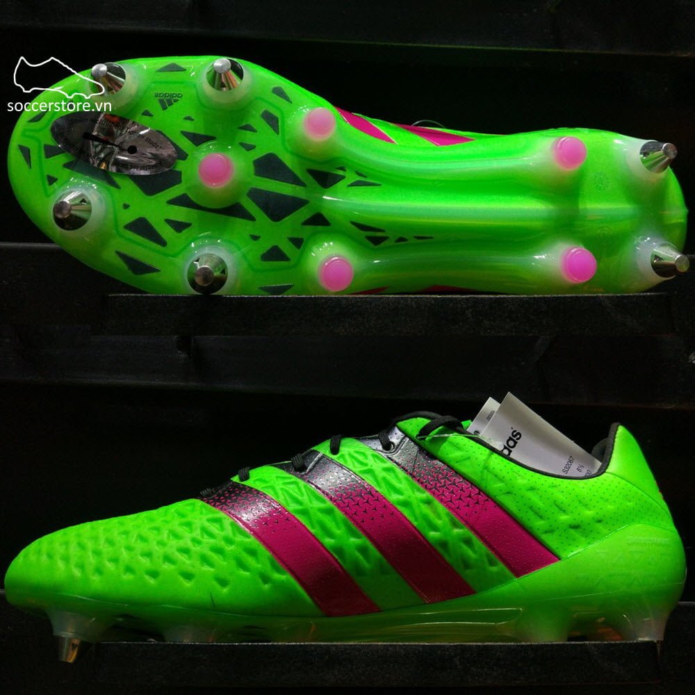 Adidas Ace 16.1 SG- Solar Green/ Shock Pink/ Core Black S32067