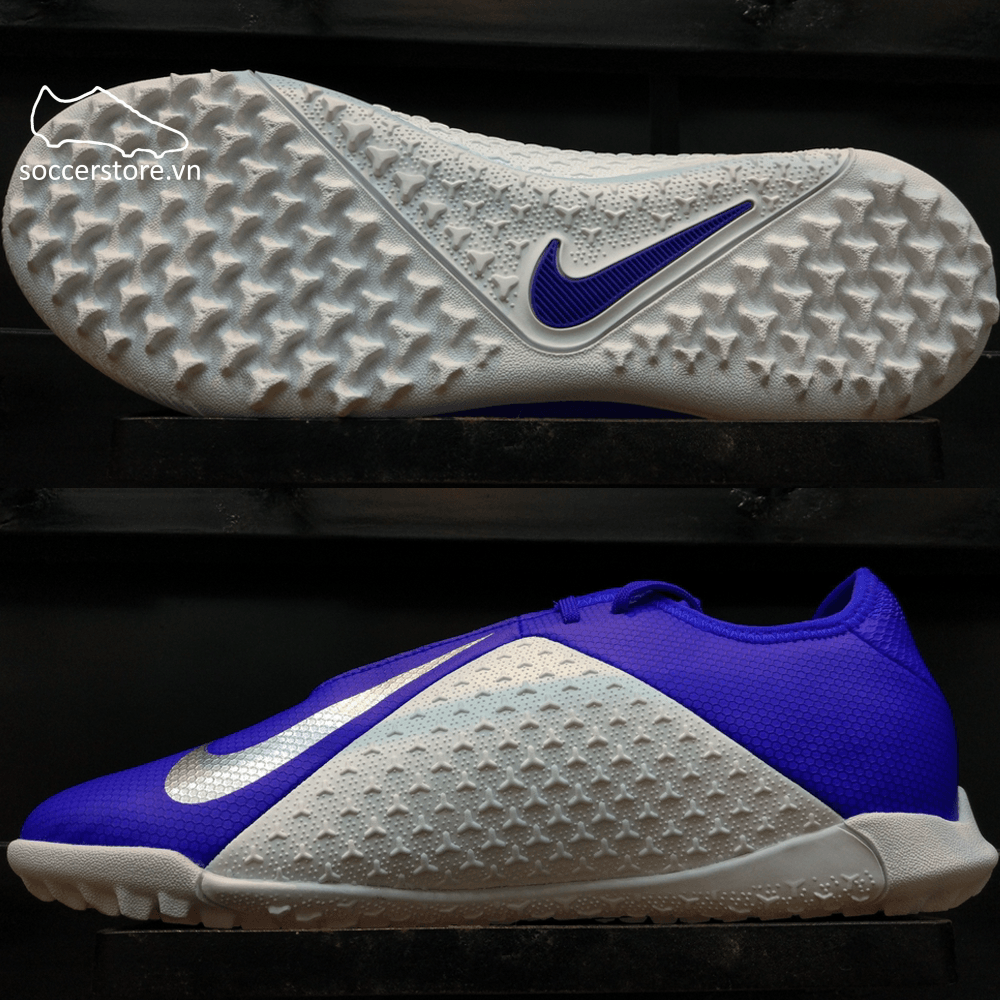 Nike Phantom VSN Academy TF- Racer Blue/ Chrome/ White AO3223-410