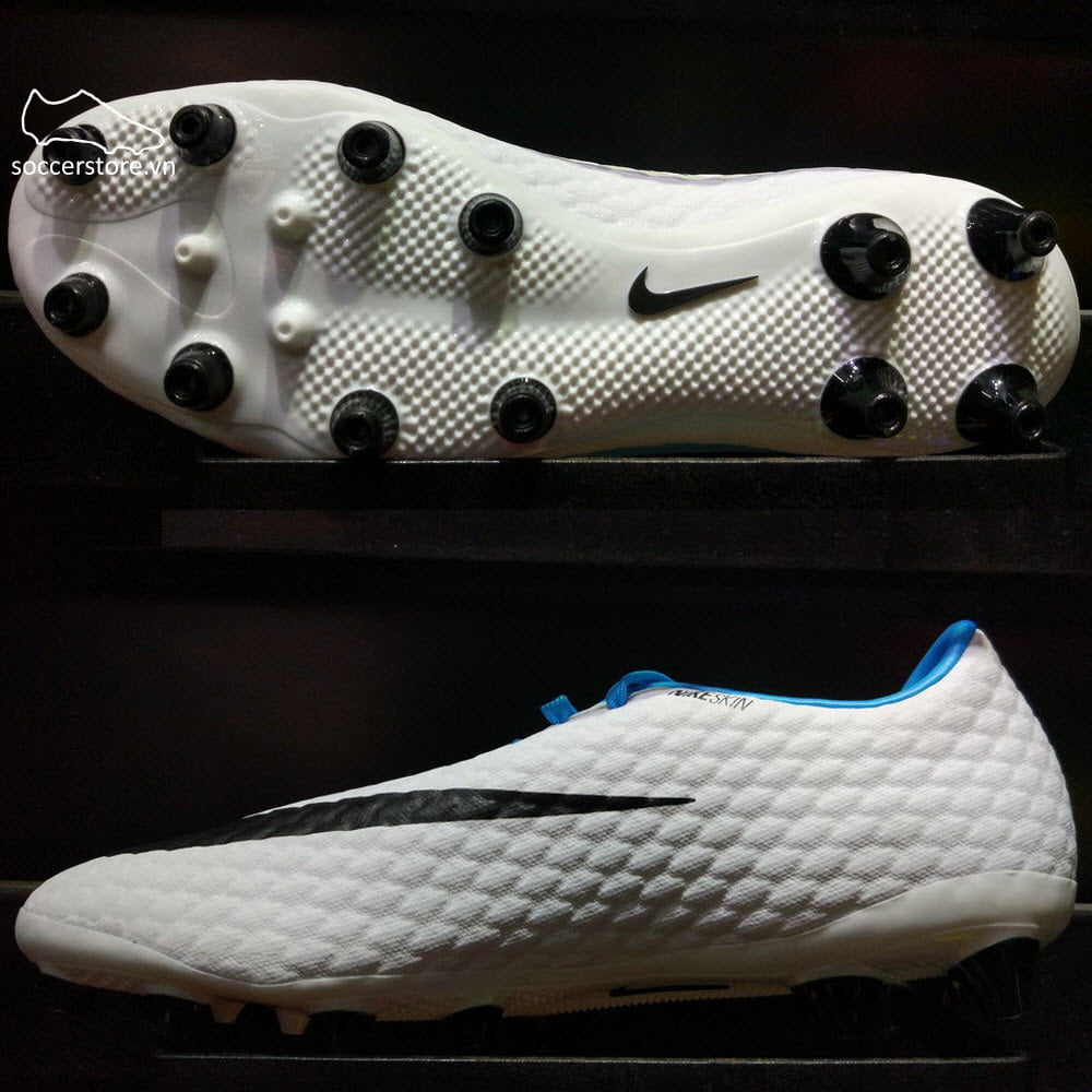 Nike Hypervenom Phelon III AG Pro- White/ Black/ Photo Blue 852559-104Nike Hypervenom Phelon III AG Pro- White/ Black/ Photo Blue 852559-104