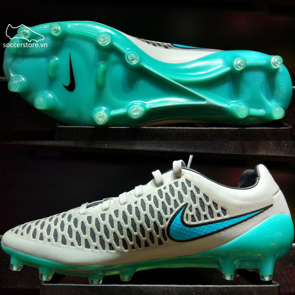 Nike Magista Opus FG- Wolf Grey/ Turquoise Blue/ Black 649230-040