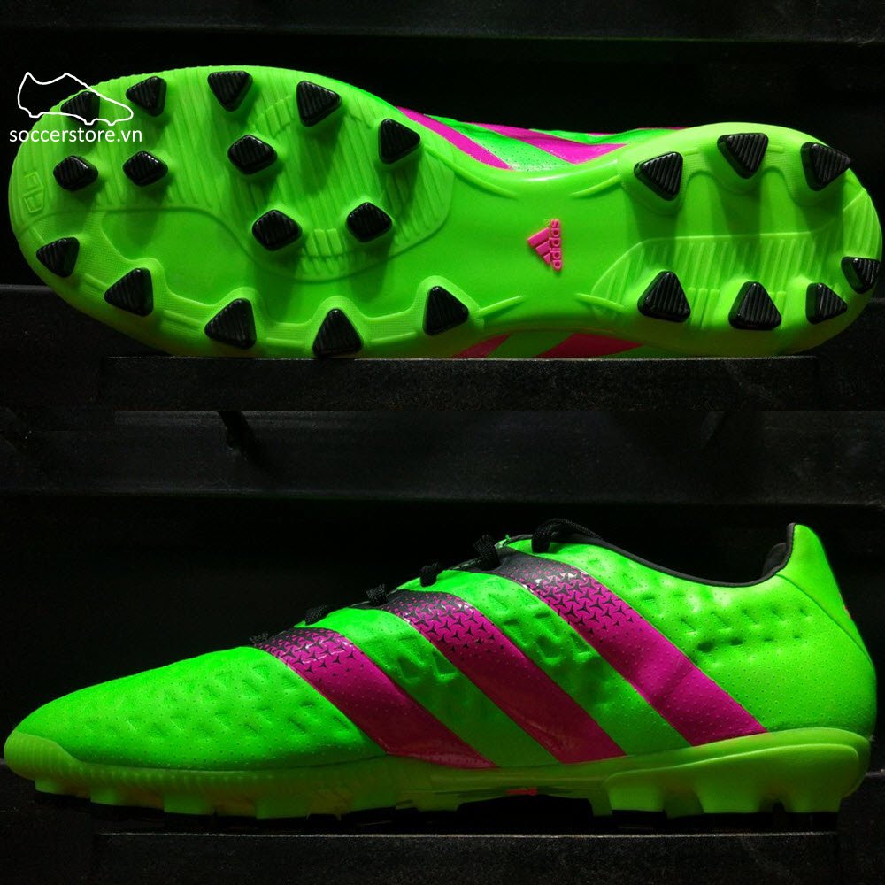 Adidas Ace 16.3 AG- Solar Green/ Shock Pink/ Core Black S78482