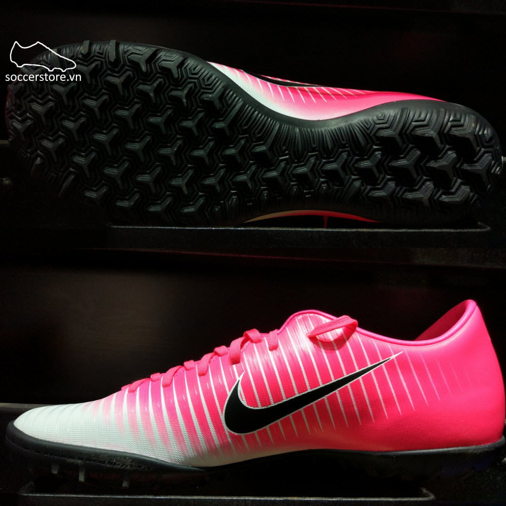 Nike Mercurial Victory VI TF- Race Pink/ Black/ White 831968-601