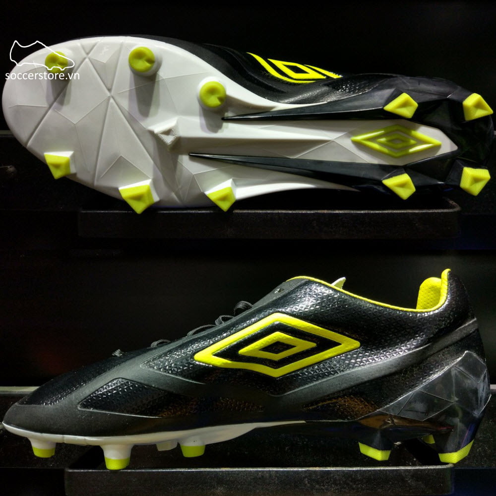 Umbro Velocita II Pro FG/HG- Black/ Sulphur/ White 81104U-DNR