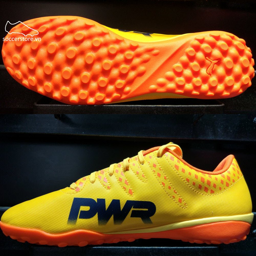 Puma evoPOWER Vigor 4 TF- Ultra Yellow/ Peacoat/ Orange Clown Fish 103965-03