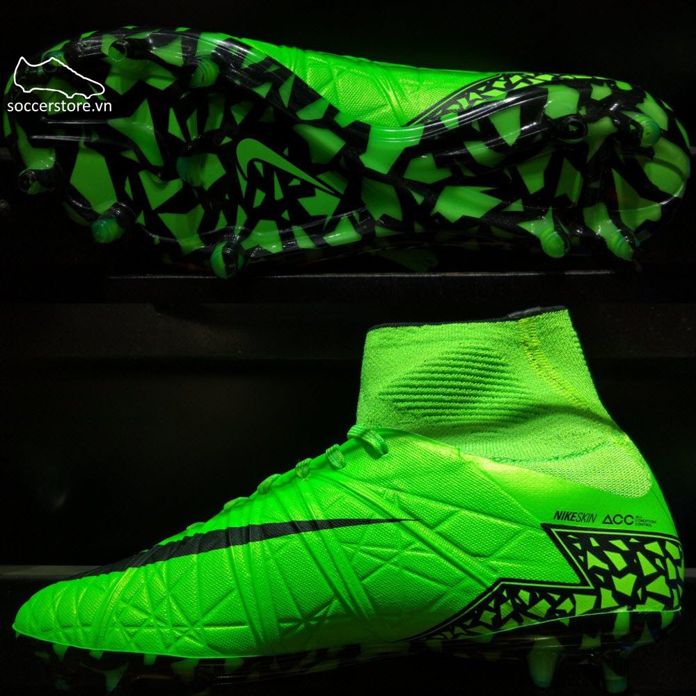 Nike Hypervenom Phantom II FG- Green Strike/ Black 747213-307