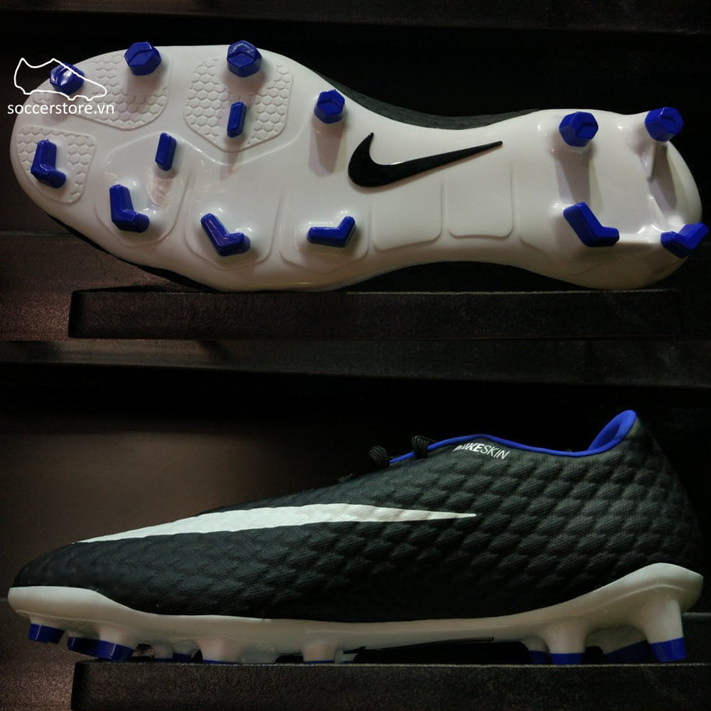 Nike Hypervenom Phelon III FG- Black/ White/ Royal 852556-002