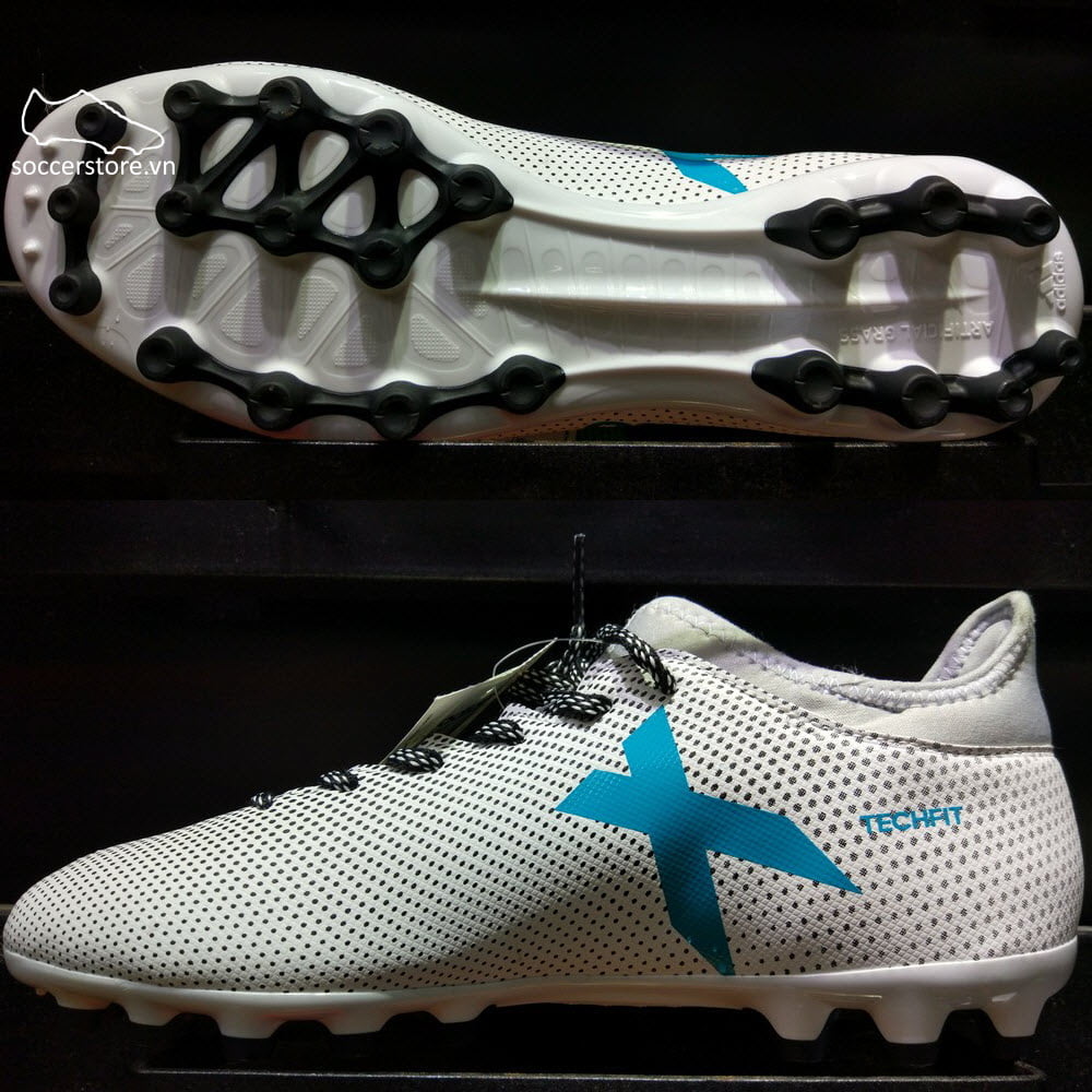 Adidas X 17.3 AG- White/ Energy Blue/ Clear Grey S82359