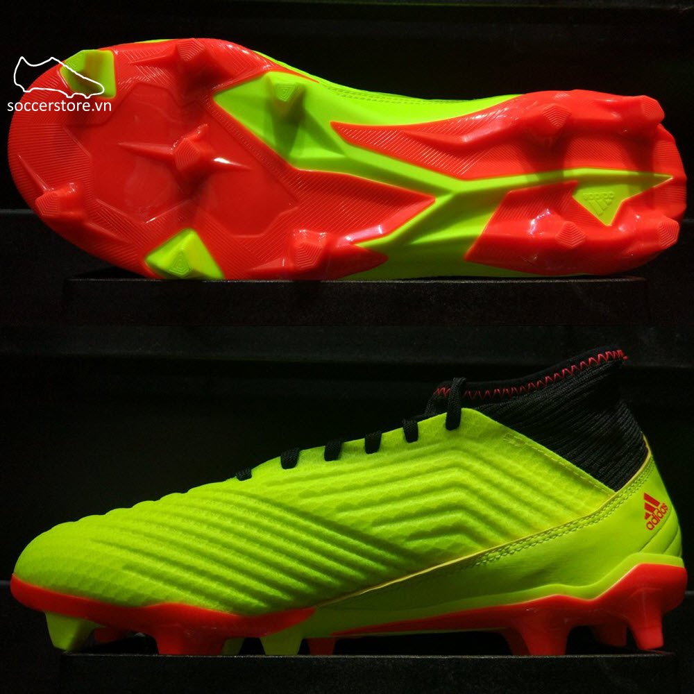 Adidas Predator 18.3 FG- Solar Yellow/ Core Black/ Solar Red DB2003