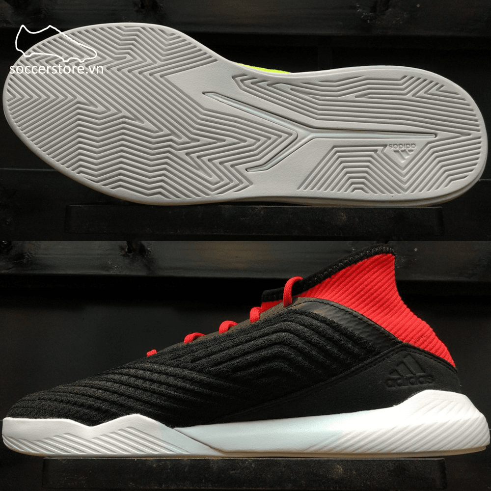 Adidas Predator Tango 18.3 TR/TF- Core Black/ White/ Red DB2303