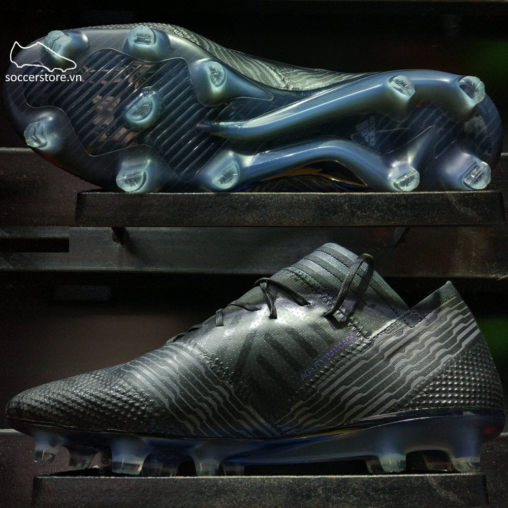 Adidas Nemeziz 17.1 FG- Core Black/ Black BB6076