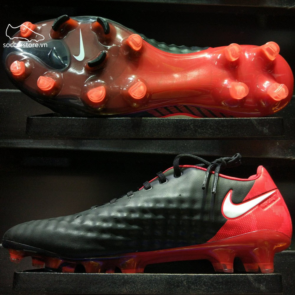 Nike Magista Opus II FG- Black/ White/ University Red 843813-061