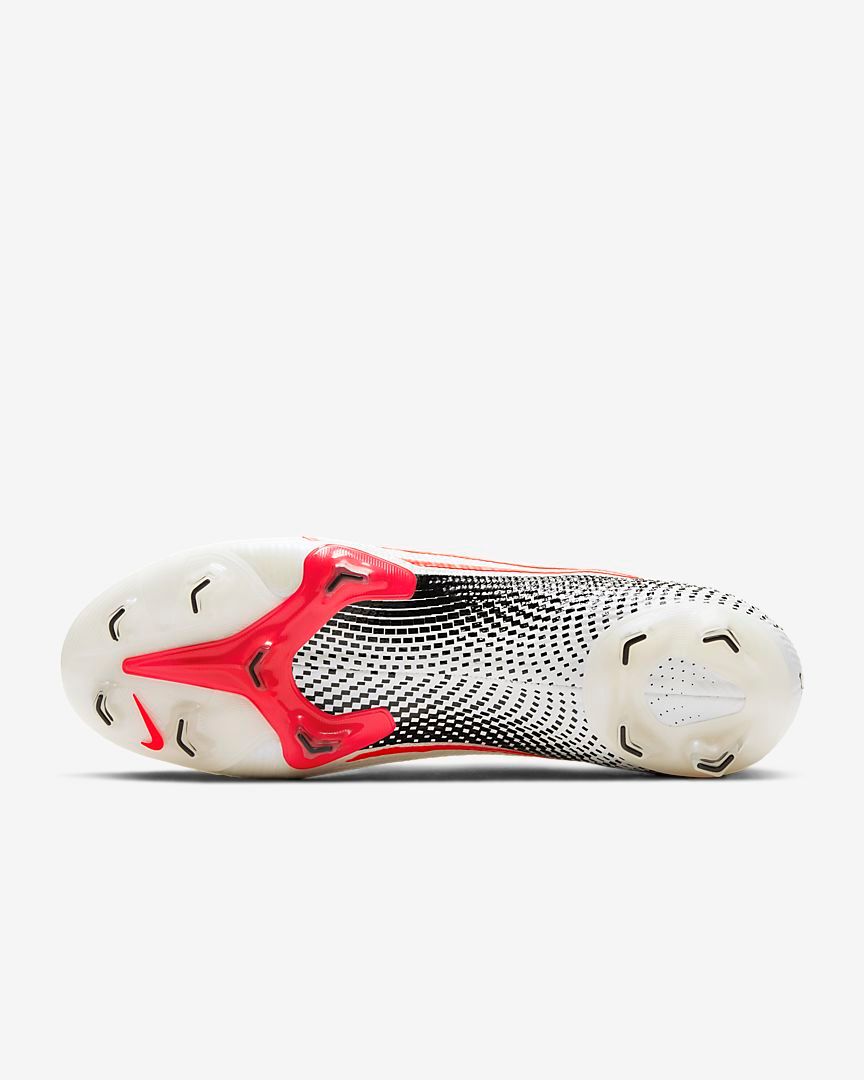 Nike Mercurial Vapor XIII Elite FG- White/ Laser Crimson/ Black AQ4176-160