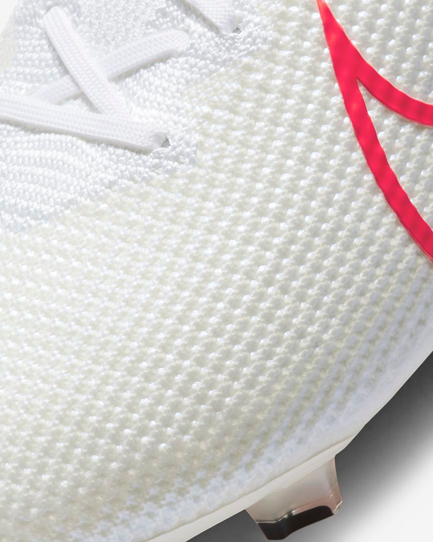 Nike Mercurial Vapor XIII Elite FG- White/ Laser Crimson/ Black AQ4176-160