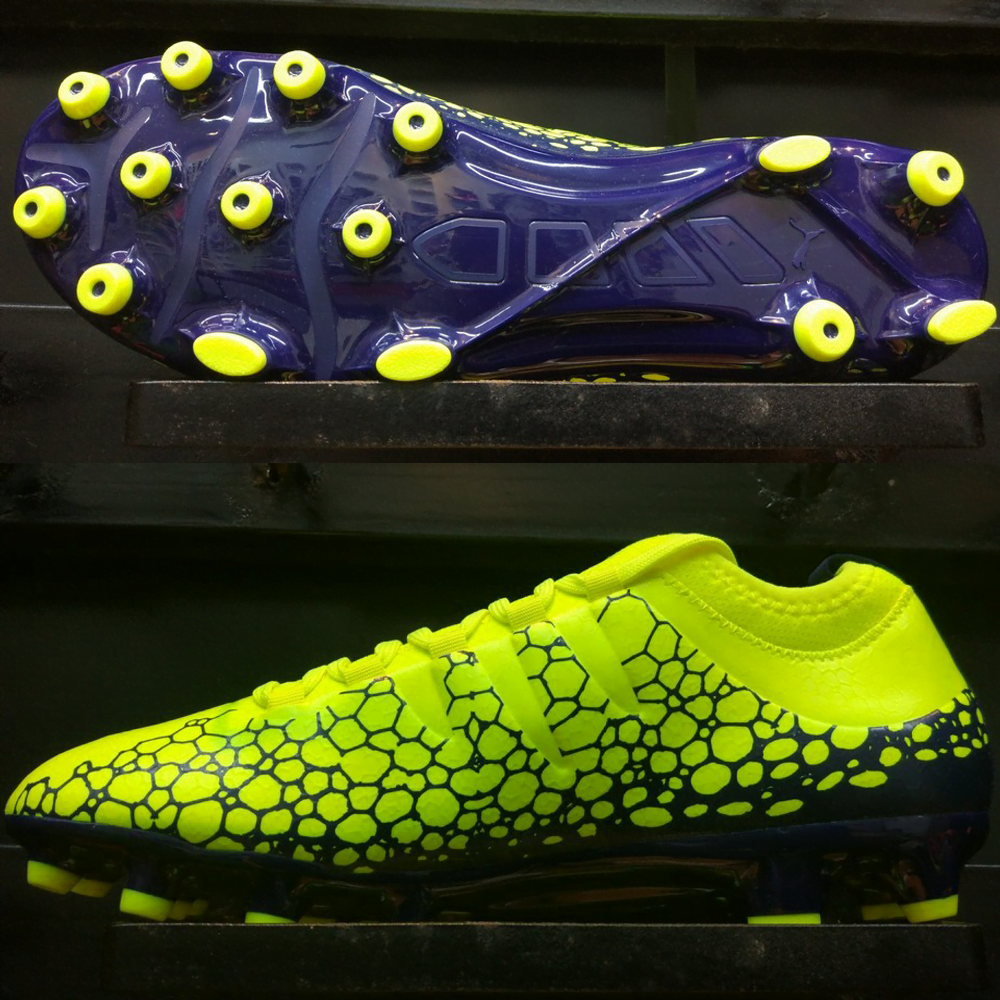 Puma evoPOWER Vigor 3 Graphic AG - Safety Yellow/ Silver/ Blue Depths 104196-02