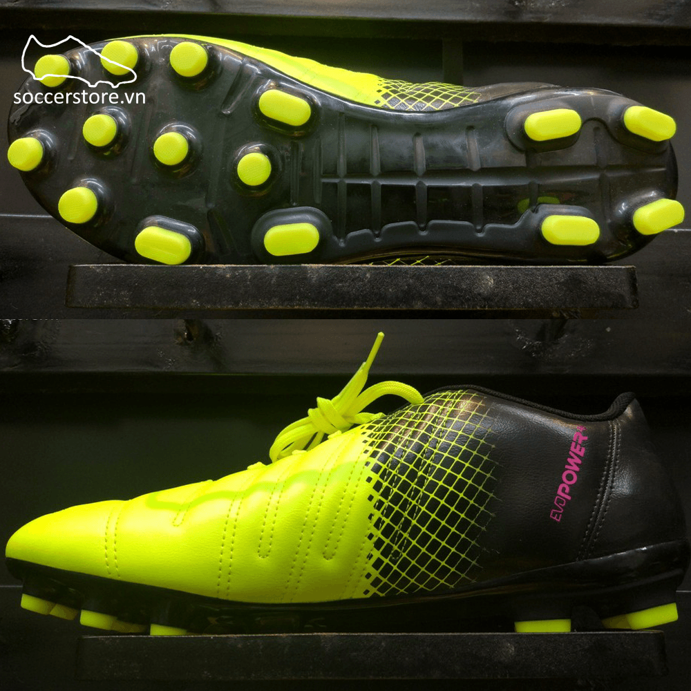Puma evoPOWER 4.3 Tricks AG - Pink Glo/ Safety Yellow/ Black 103586-01