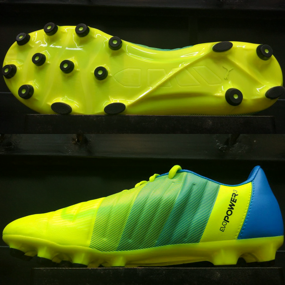 Puma evoPOWER 3.3 AG - Safety Yellow/ Black/ Atomic Blue 103533-01