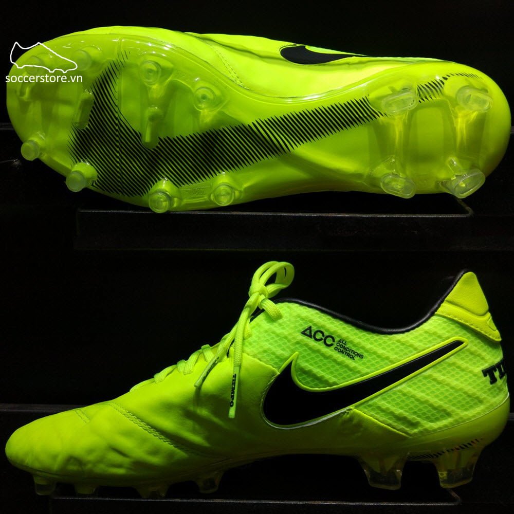 Nike Tiempo Legend VI FG- Volt/ Black 819177-707