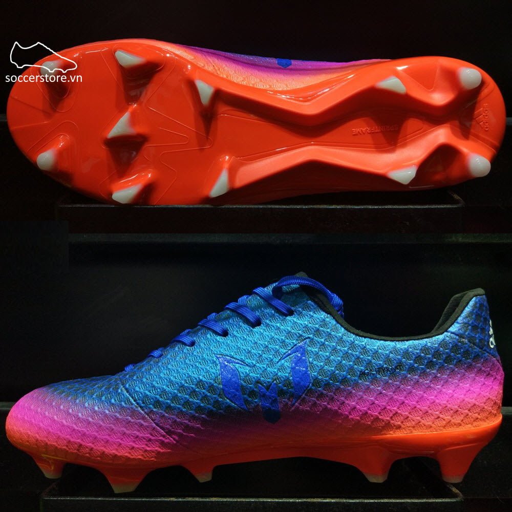 Adidas Messi 16.1 FG/AG- Blue/ White/ Solar Orange BB1879