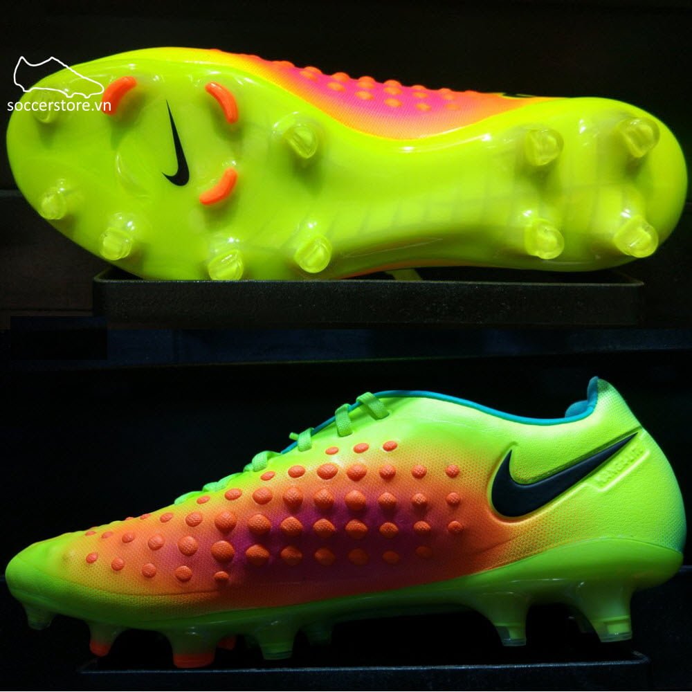 Nike Magista Opus II FG- Volt/ Black/ Total Orange 843813-708