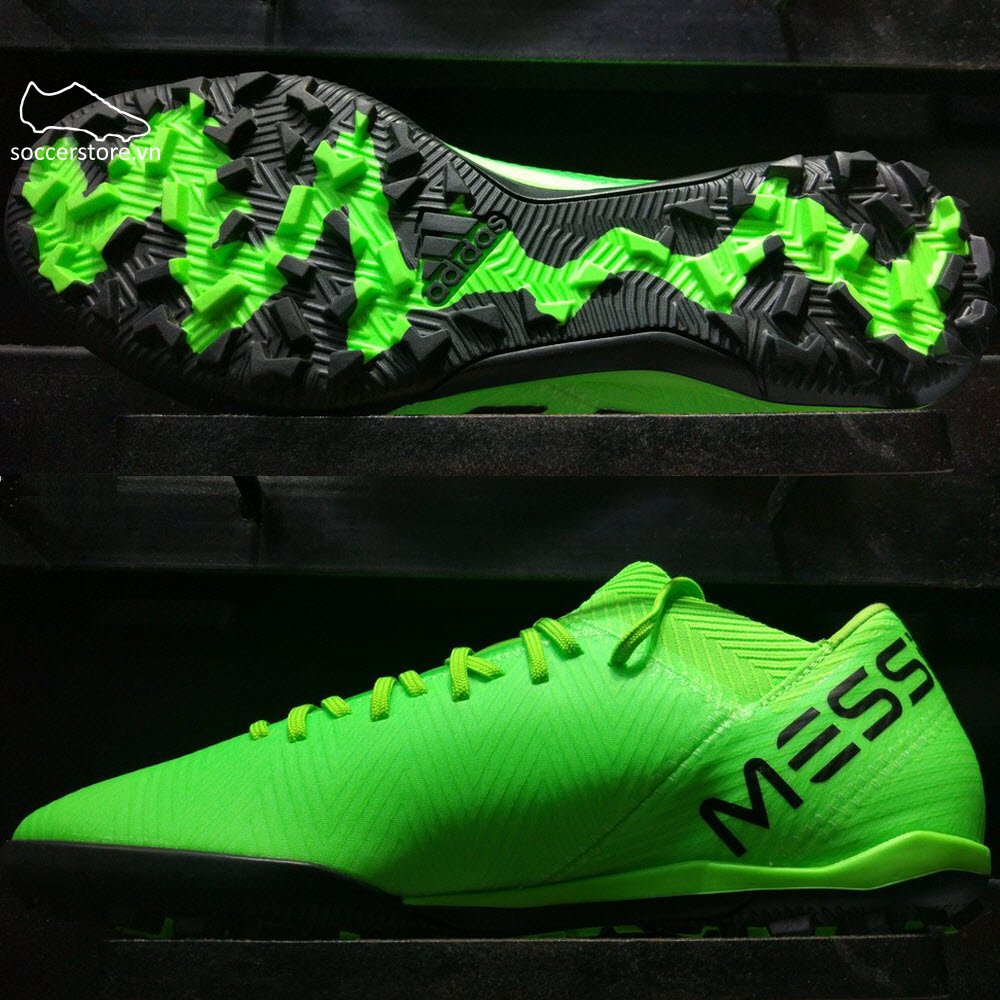 Adidas Nemeziz Messi Tango 18.3 TF - Solar Green/ Core Black/ Solar Green AQ0612