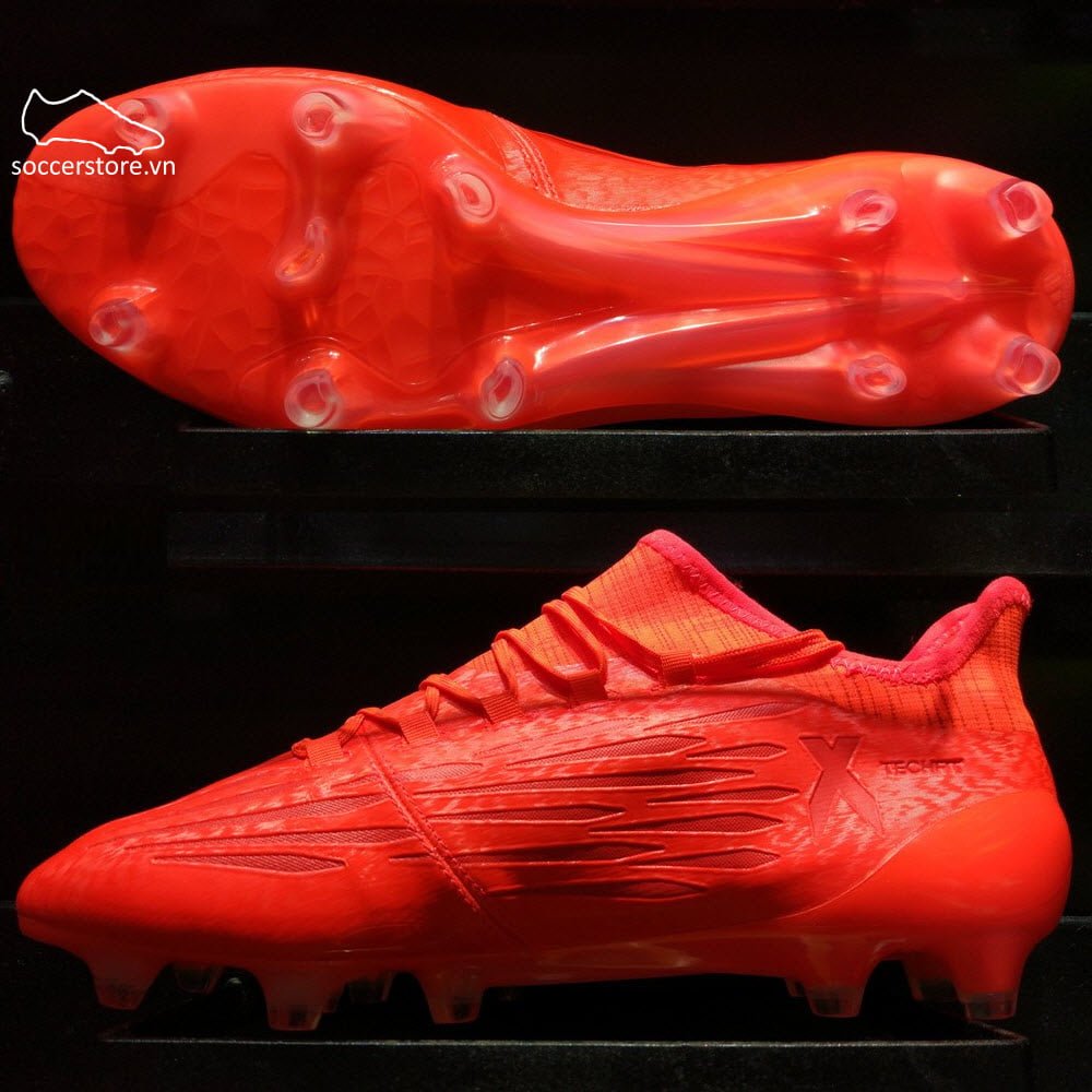 Adidas X 16.1 FG/AG- Solar Red/ Silver Metallic/ Hi-Res Red S81940