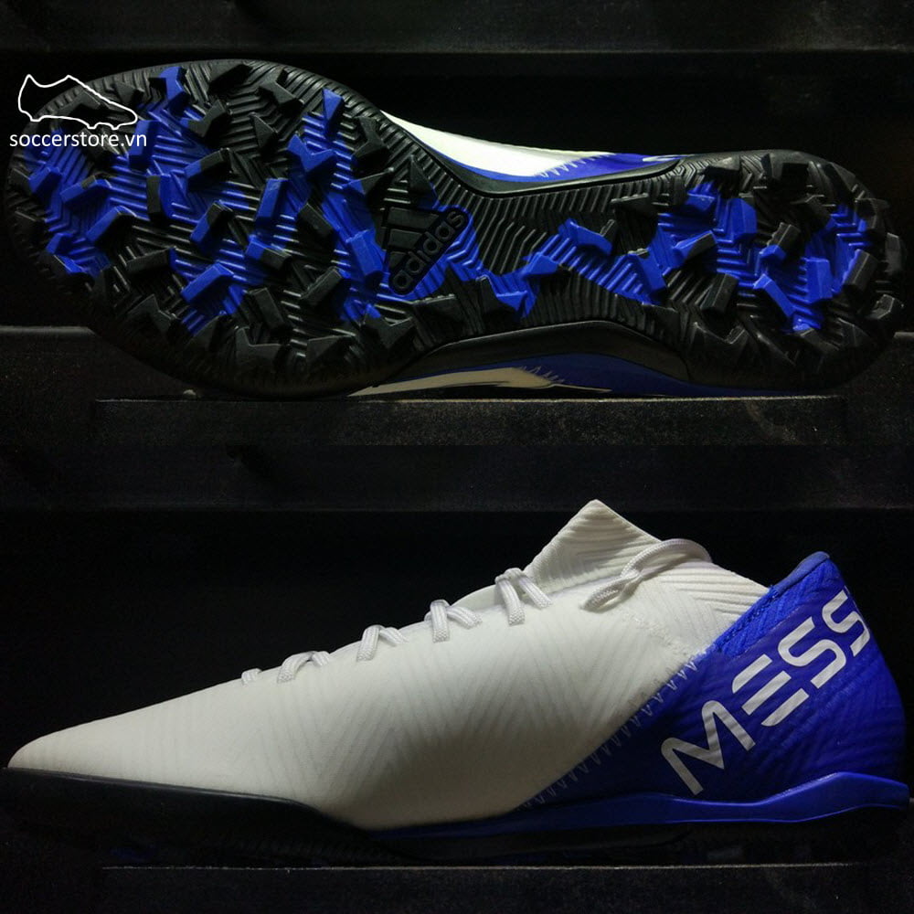 Adidas Nemeziz Messi Tango 18.3 TF- White/ Core Black/ Football Blue DB2220