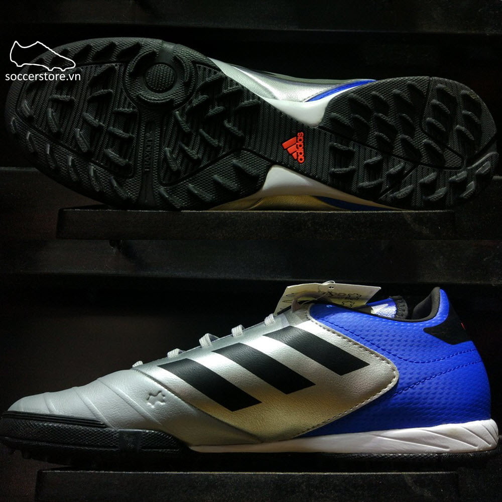 Adidas Copa Tango 18.3 TF- Metallic Silver/ Core Black/ Football Blue DB2410