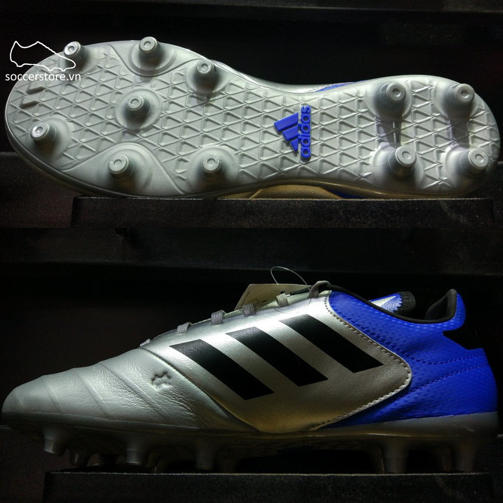 Adidas Copa 18.3 FG- Metallic Silver/ Core Black/ Football Blue DB2463