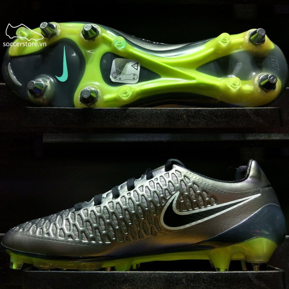 Nike Magista Opus SG Pro- Metallic Pewter/ Black/ White 649233-011
