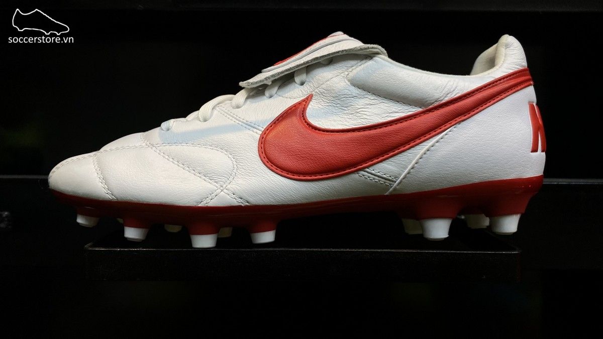 Nike Premier II FG- White/ University Red 917803-161