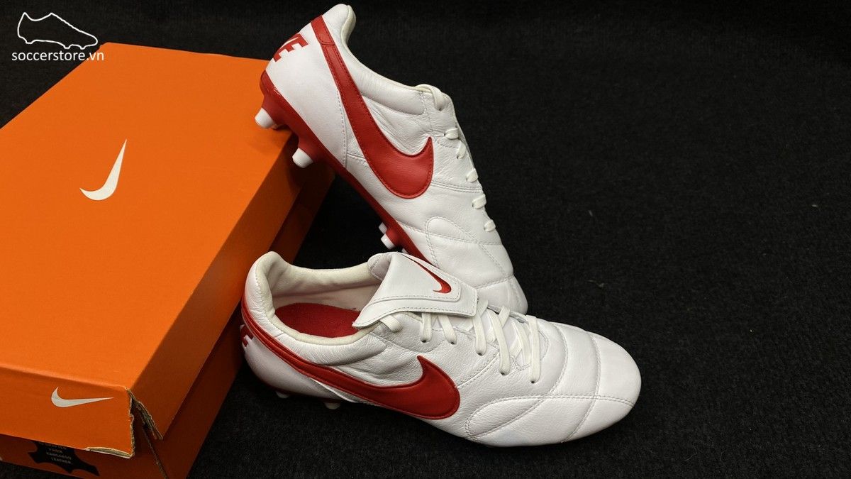 Nike Premier II FG- White/ University Red 917803-161